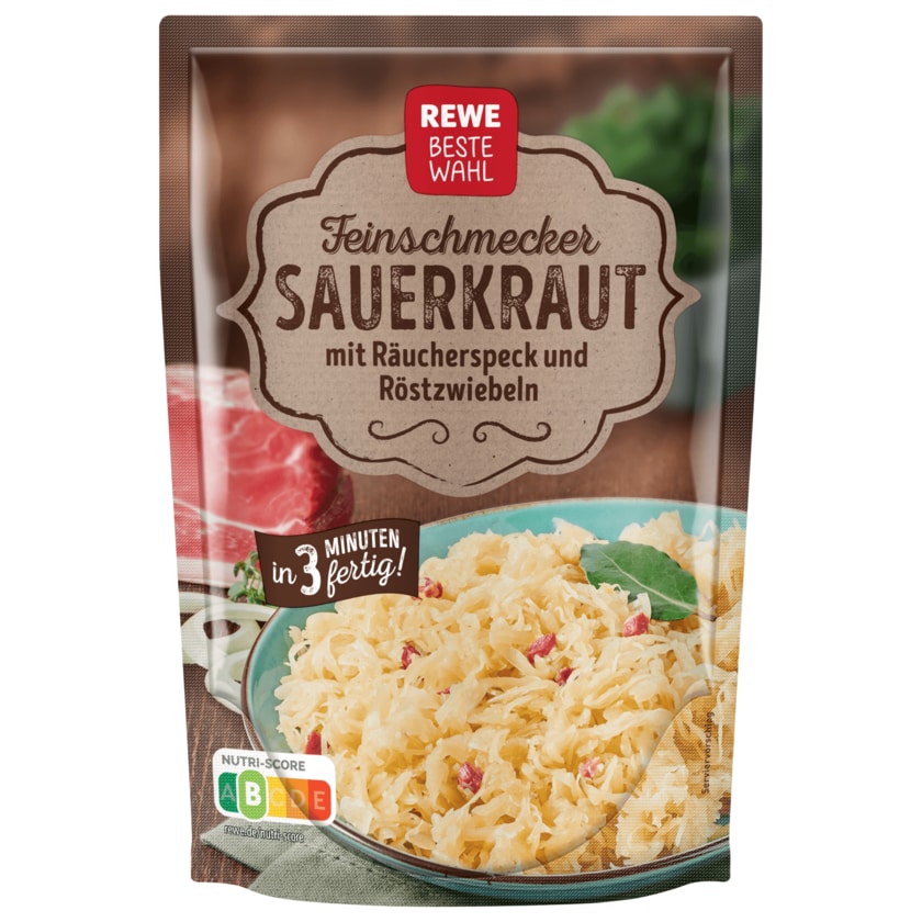 REWE Beste Wahl Feinschmecker-Sauerkraut 400g